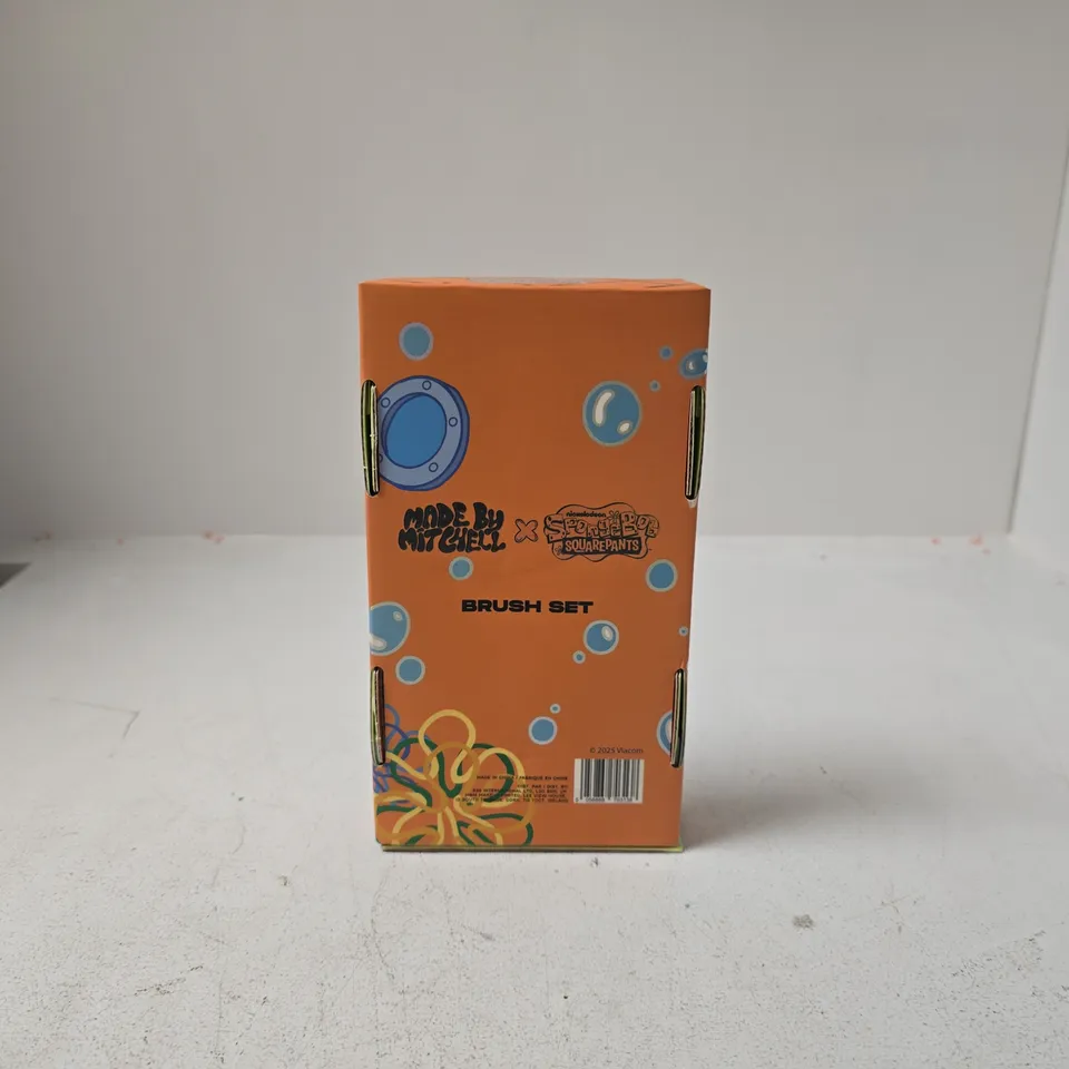 MADE BY MITCHELL X SPONGBOB SQUAREPANTS BRUSH SET BOXED