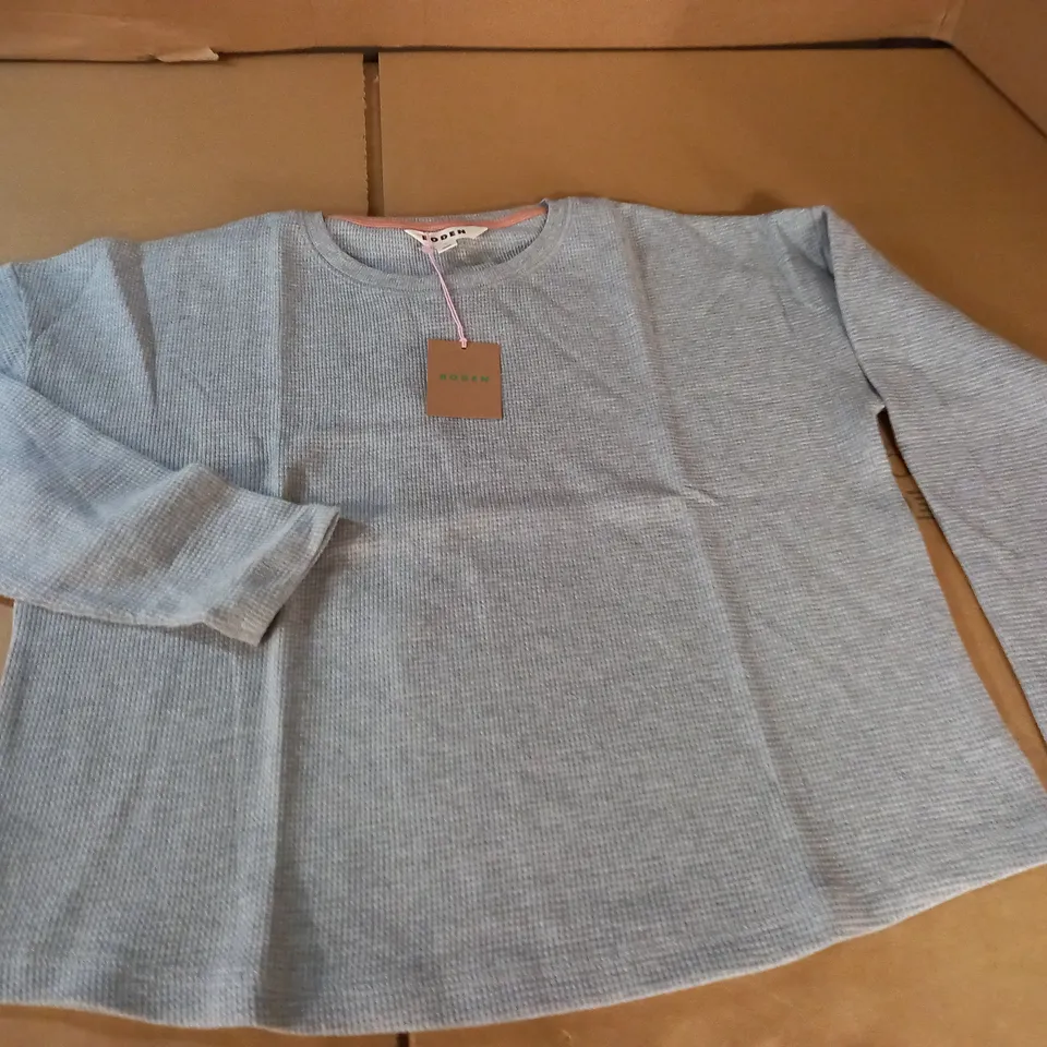 BODEN GREY JUMPER - S