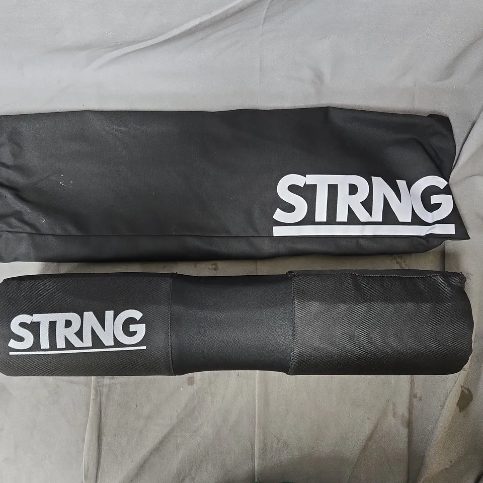 STRNG BLACK EXCERCISE BAR CUSHION SET OF 6 WITH LOGO