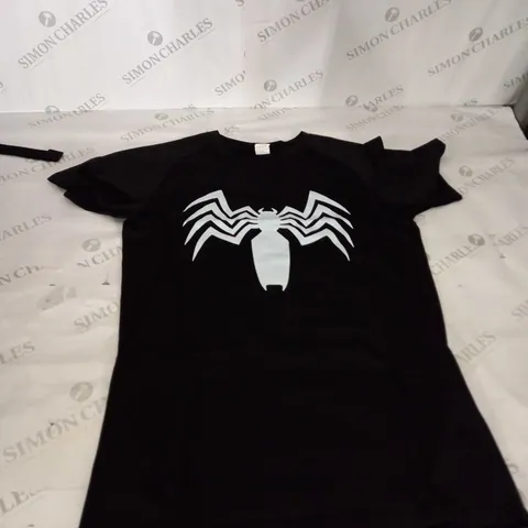 SPIDER MAN DESIGNED BLACK T-SHIRT SIZE M 