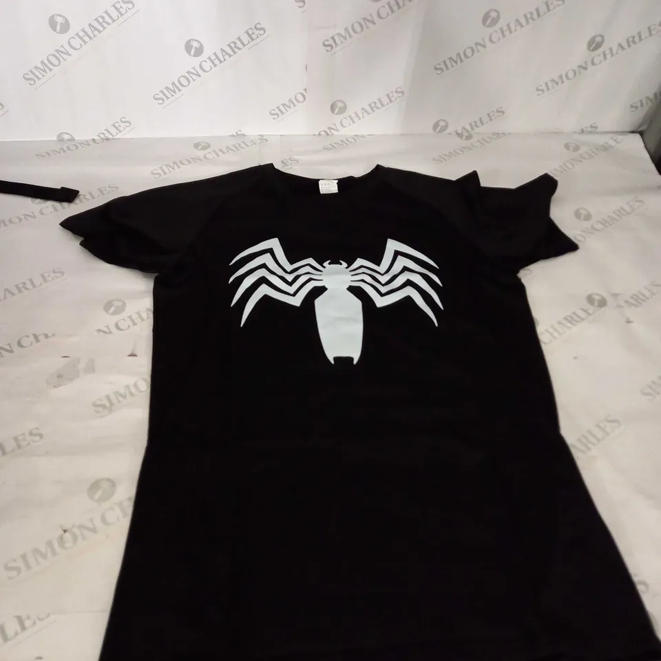 SPIDER MAN DESIGNED BLACK T-SHIRT SIZE M 