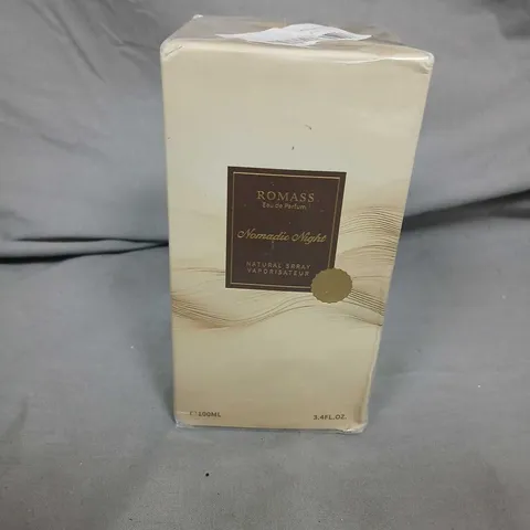 BOXED AND SEALED ROMASS EAU DE PARFUM NOMADIC NIGHT 100ML