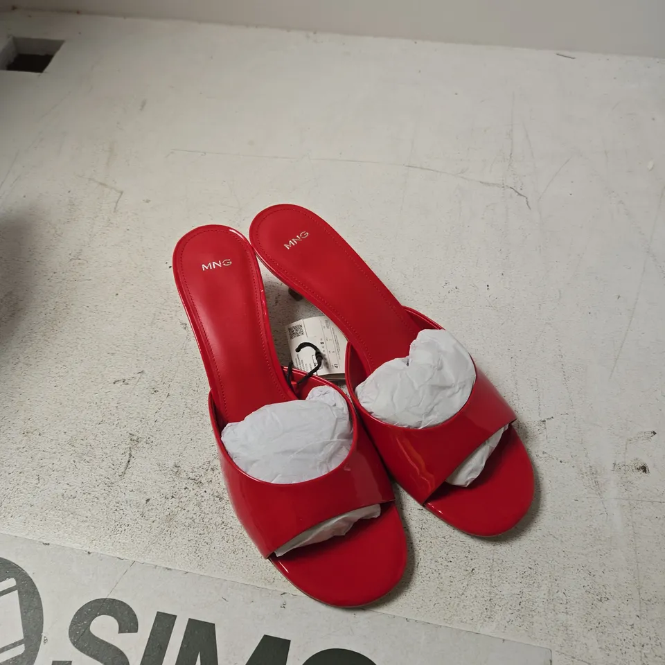 MANGO MNG RED SANDALS – UK 8 (EU 41)
