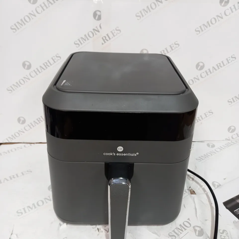 BOXED COOK'S ESSENTIALS 5.8L AIR FRYER IN SLATE GREY