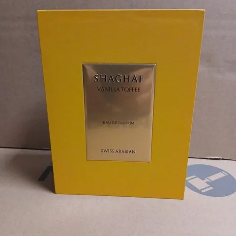 BOXED SHAGHAF VANILLA TOFFEE EAU DE PARFUM SWISS ARABIAN 75ML
