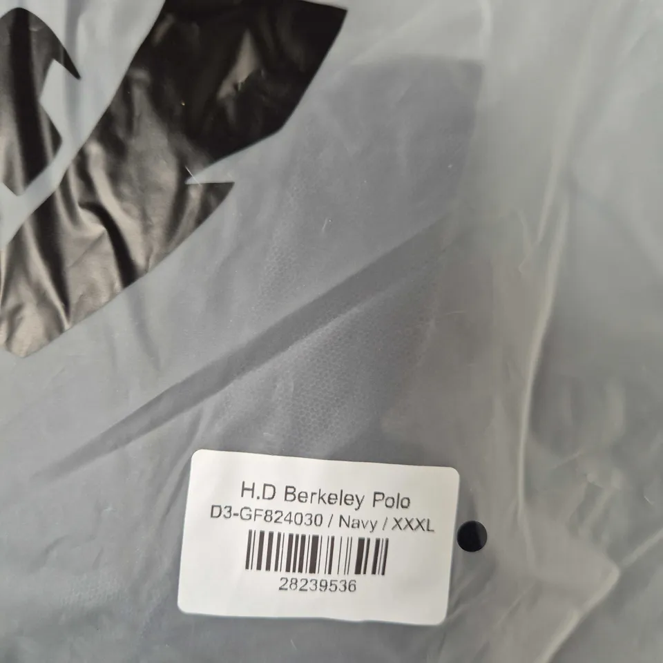 H.D BERKELEY POLO SHIRT – NAVY – UK XXXL