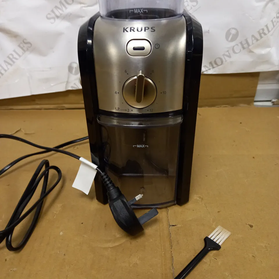 KRUPS EXPERT BURR GRINDER FOR COFFEE BEANS