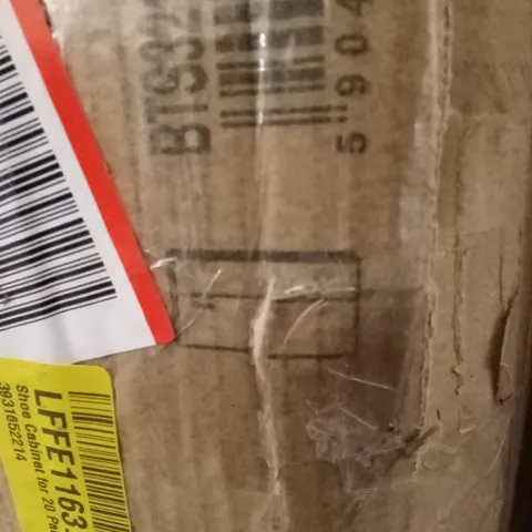 BOXED SHOE CABINET FOR 20 PAIRS OF SHOES (1 BOX)