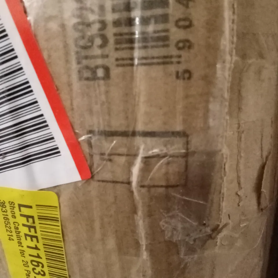 BOXED SHOE CABINET FOR 20 PAIRS OF SHOES (1 BOX)