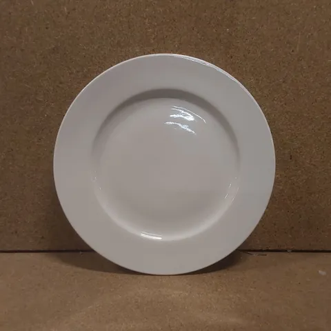 BOXED SET OF 4 UTOPIA PURE WHITE PLATES