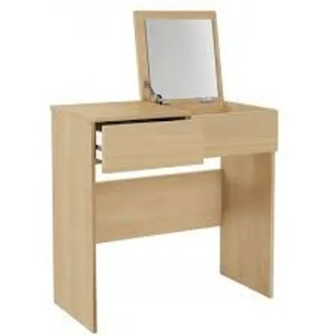 BRAND NEW BOXED MULTI RANGE MIRROR DRESSER - BEECH (1 BOX)