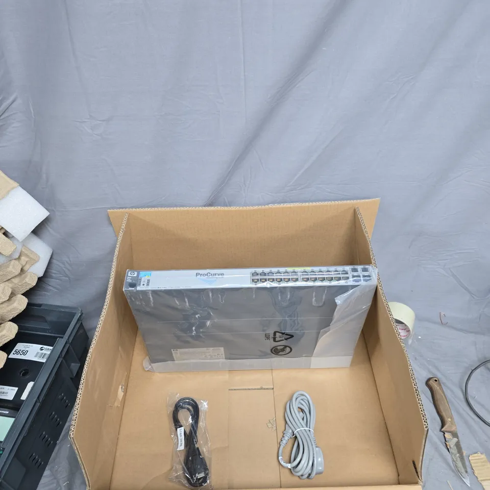 HP PROCURVE SWITCH 2510-24-PWR – BOXED WITH LEADS