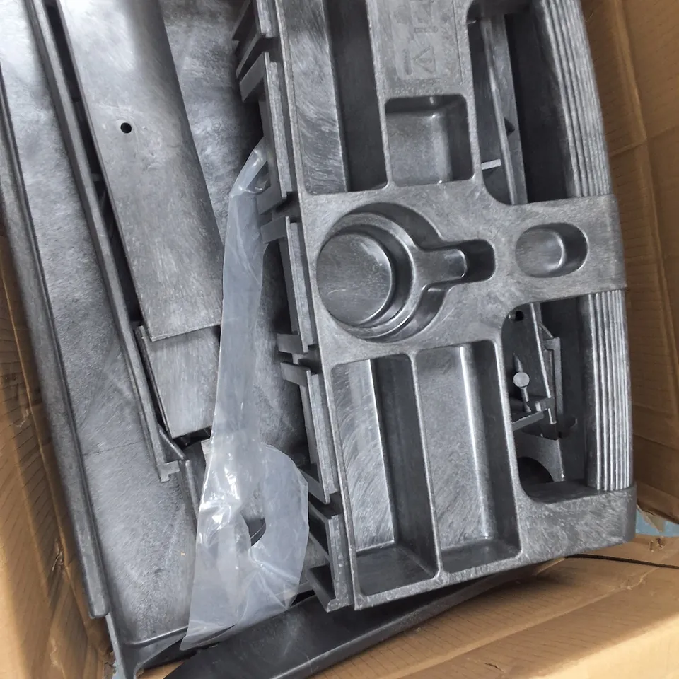 BOXED WHEELED MULTI-SHELVED STORAGE CART