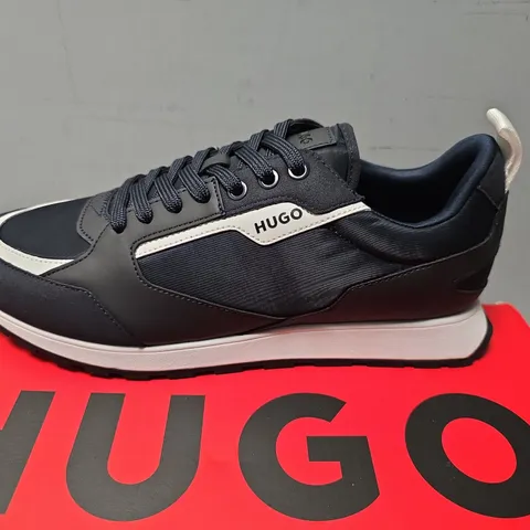BOXED HUGO BOSS ICELIN RUNN DARK BLUE SIZE 7