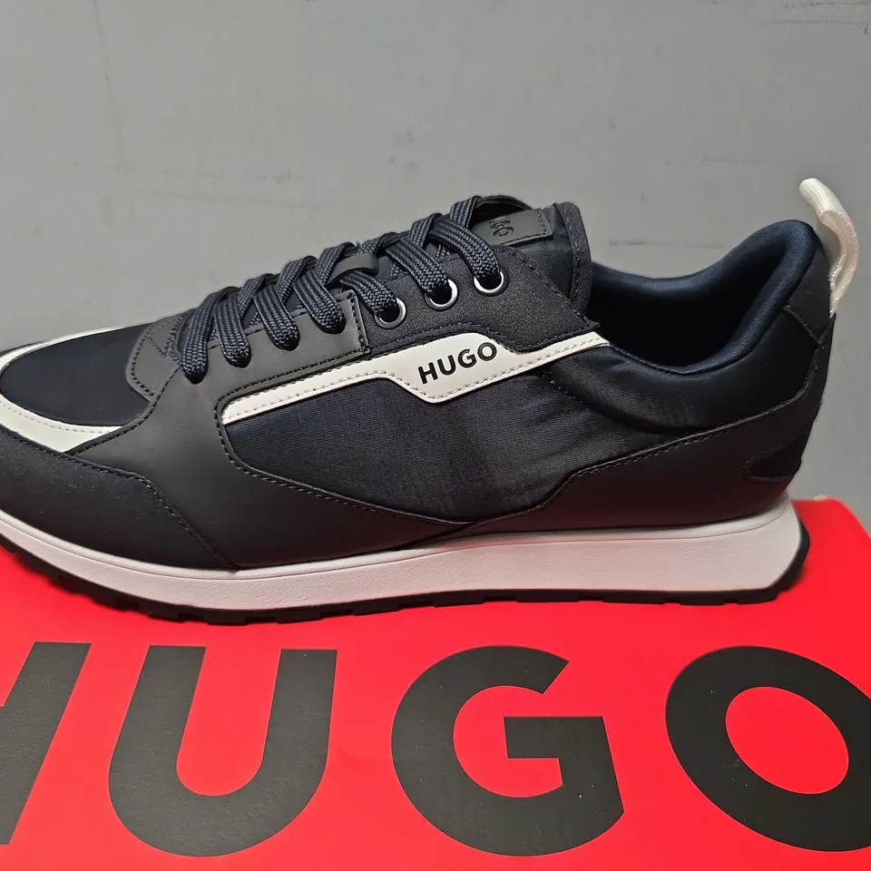 BOXED HUGO BOSS ICELIN RUNN DARK BLUE SIZE 7