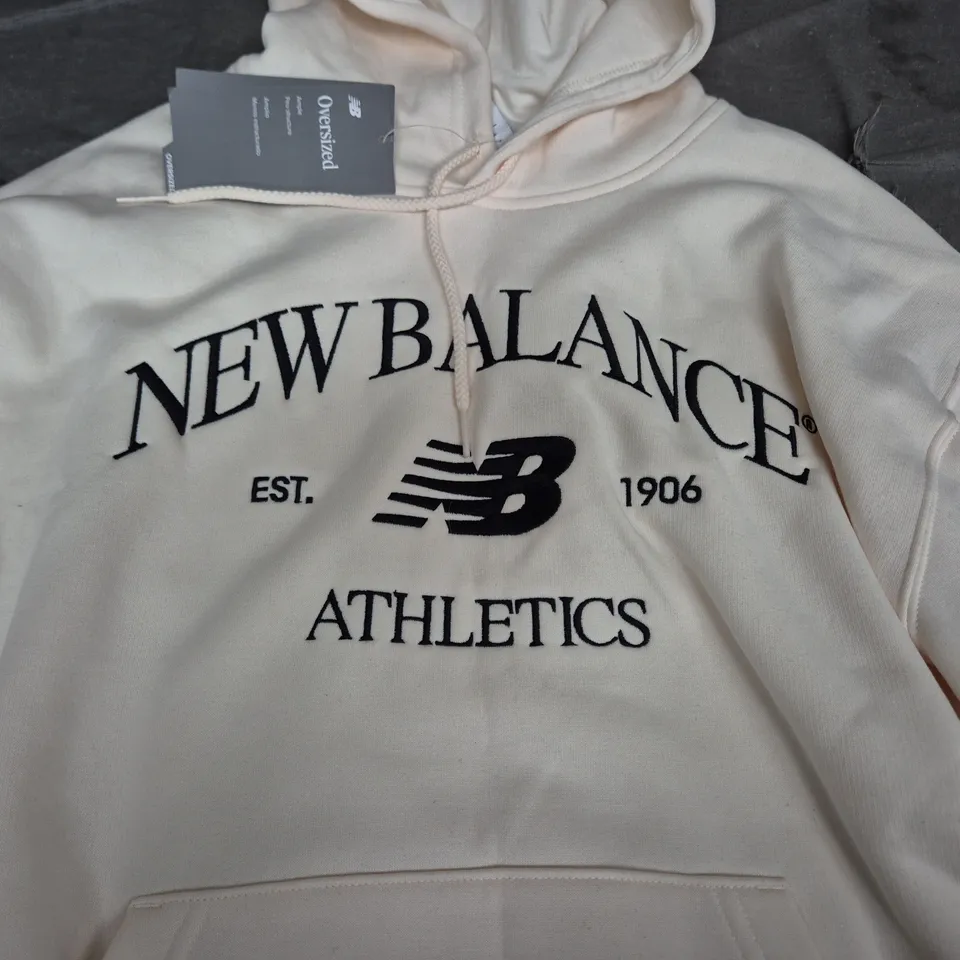 NEW BALANCE RISE PULLOVER HOODIE – OVERSIZED, UK XS