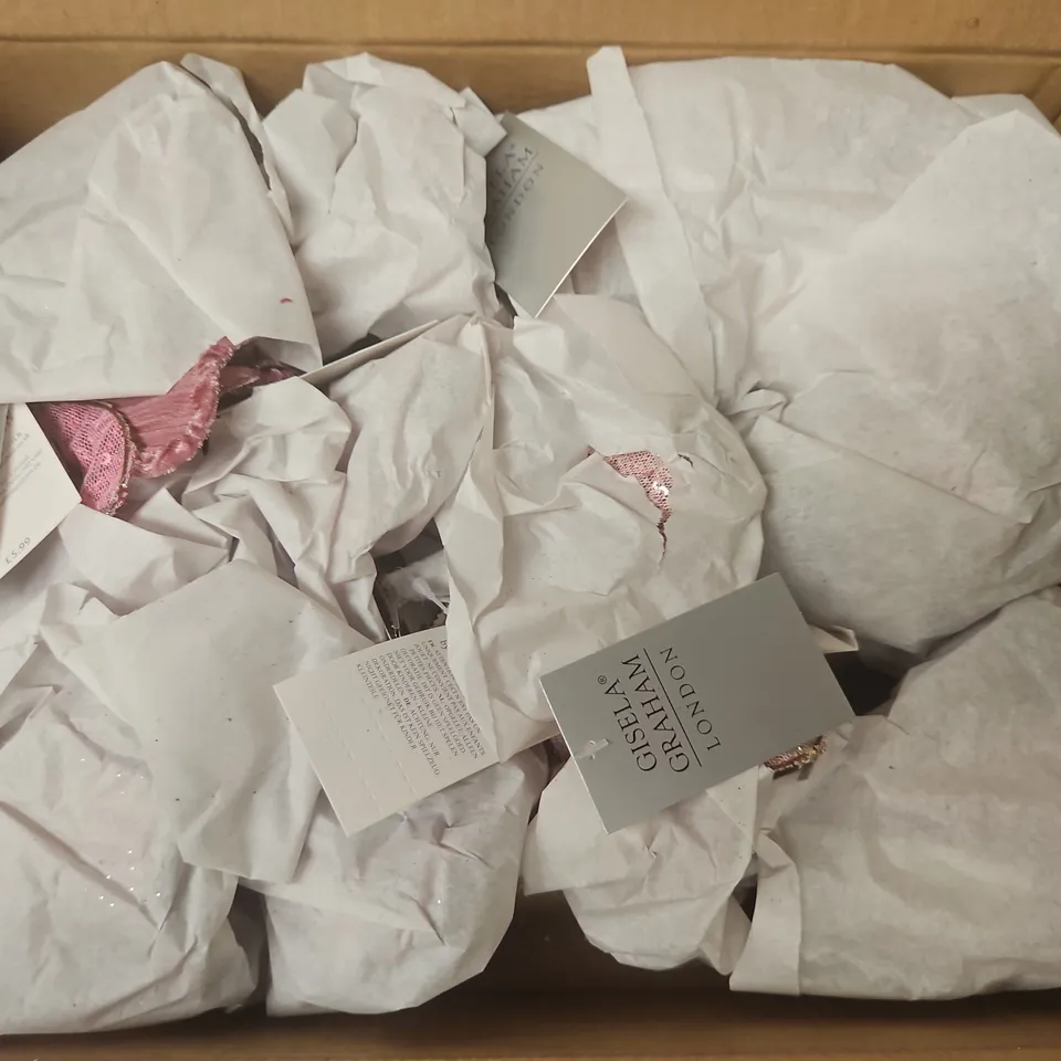 APPROXIMATELY 12 GISELA GRAHAM DARK PINK MAGNOLIA CLIPS