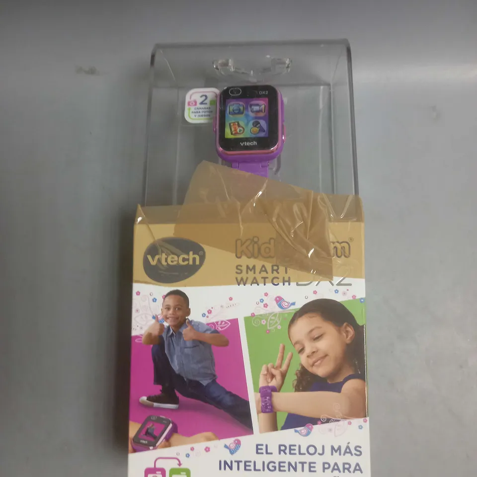 BOXED VTECH KIDIZOOM SMARTWATCH DX2 IN PURPLE