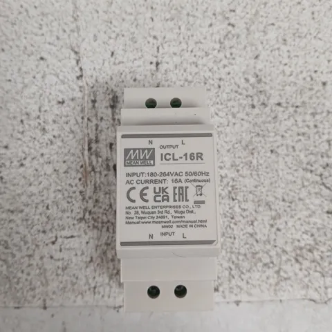 MEAN WELL ICL-16R POWER SUPPLY – AC INPUT 180–264VAC 