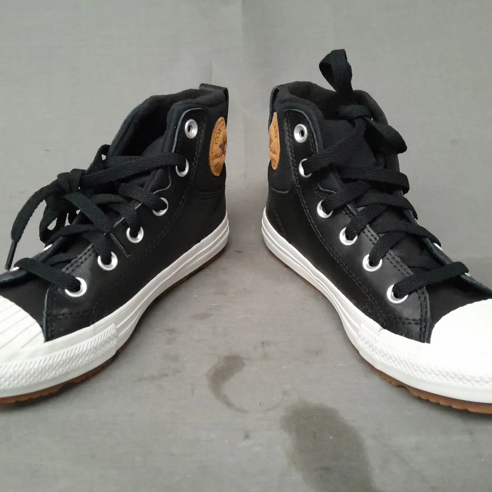 BOXED PAIR OF CONVERSE ALL STAR BERKSHIRE BOOTS IN BLACK UK SIZE 2