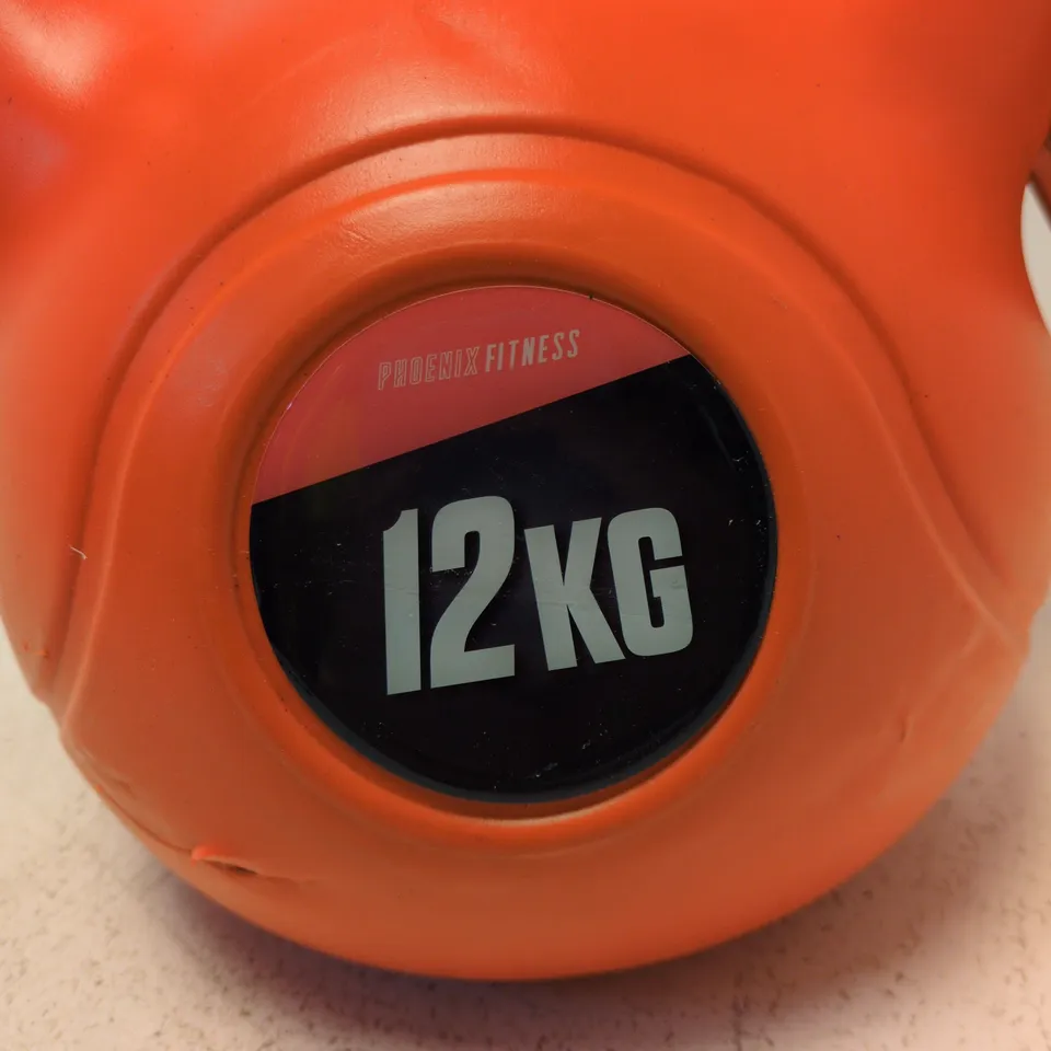 PHOENIX FITNESS VINYL KETTLEBELL – 12KG