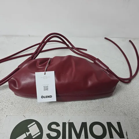 OLEND DUMPLING BAG – CHERRY RED – ONE SIZE