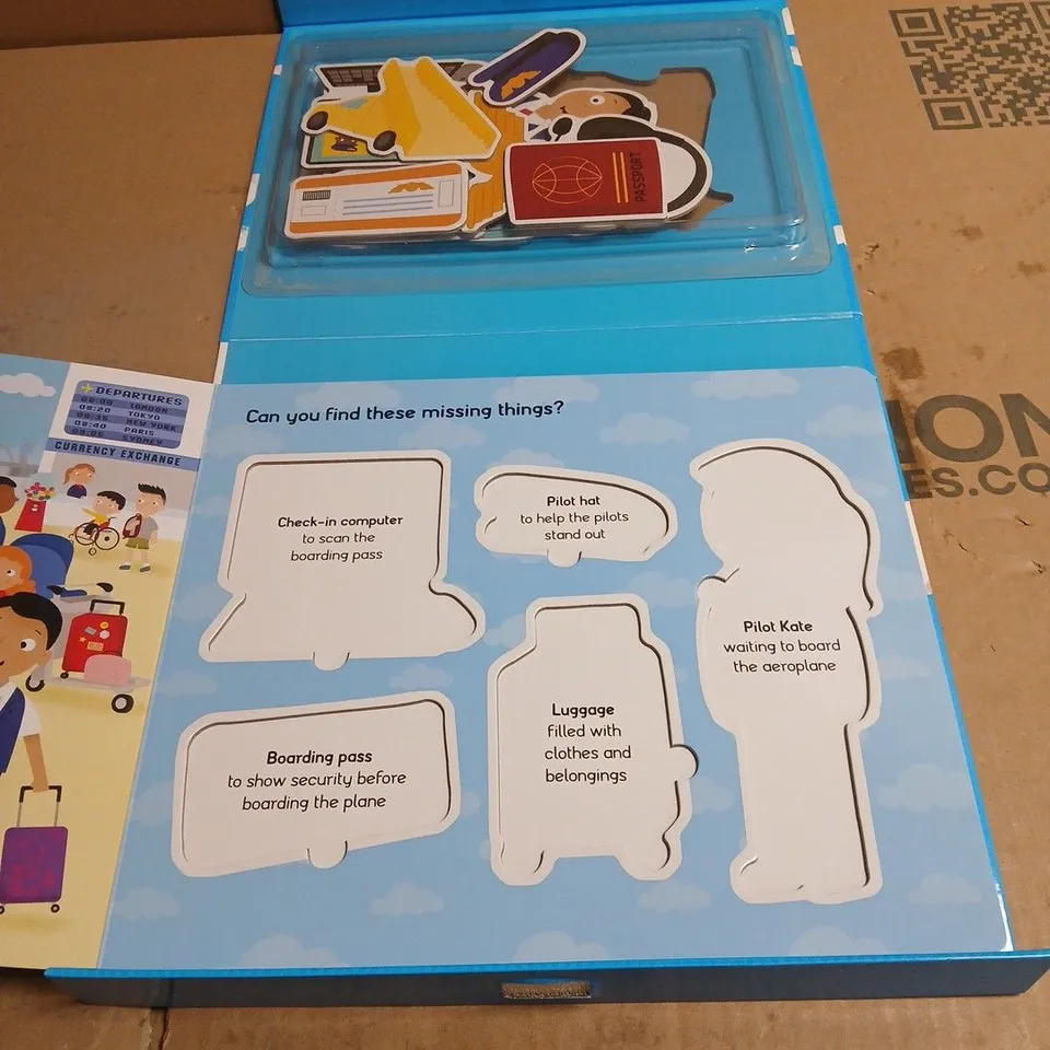 PRIDDY BOOKS "LETS PRETEND" PILOT SET AND BOOK 