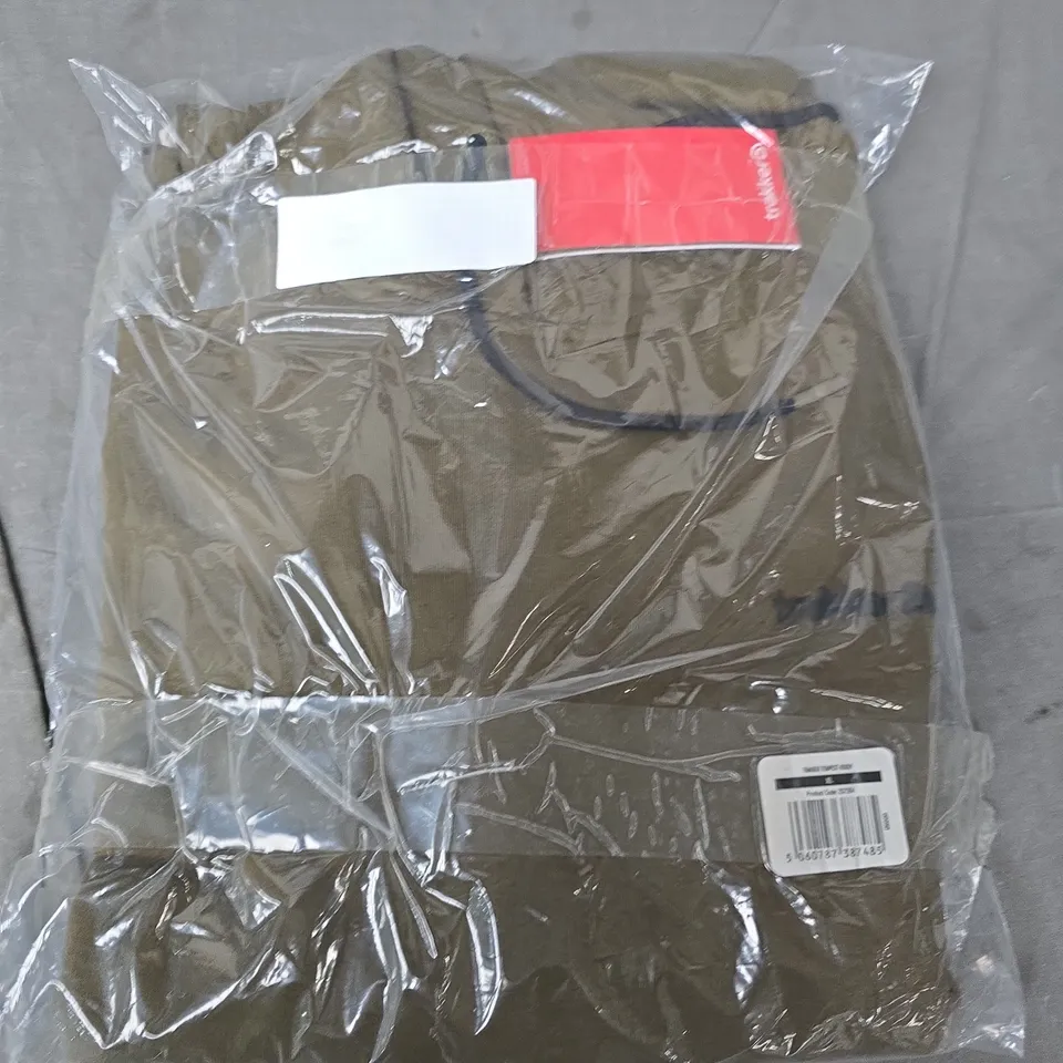 BAGGED TRAKKER TEMPEST HOODIE IN MOSS GREEN - XL