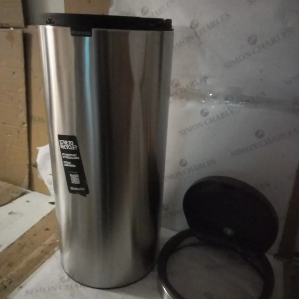 30 LITRE TOUCH BIN STEEL - BOXED RRP £129