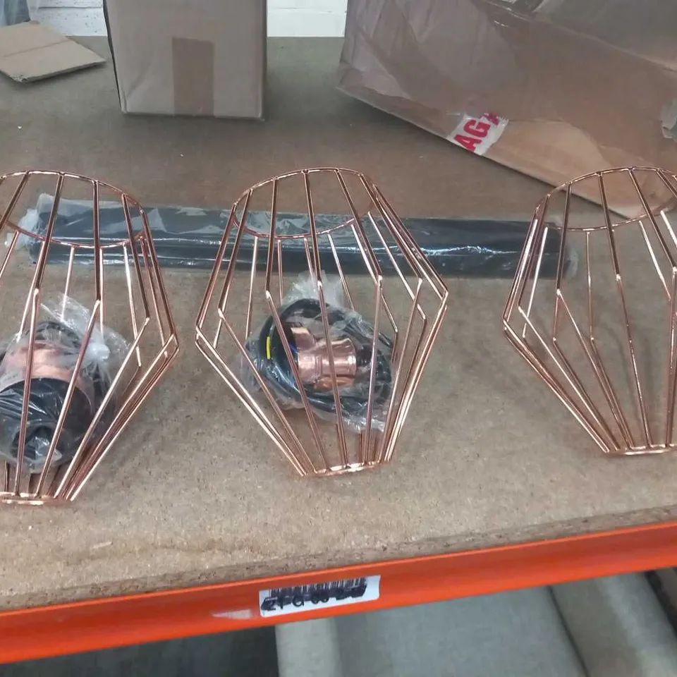 BOXED MURIETA 3 - LIGHT KITCHEN ISLAND PENDANT BULB 