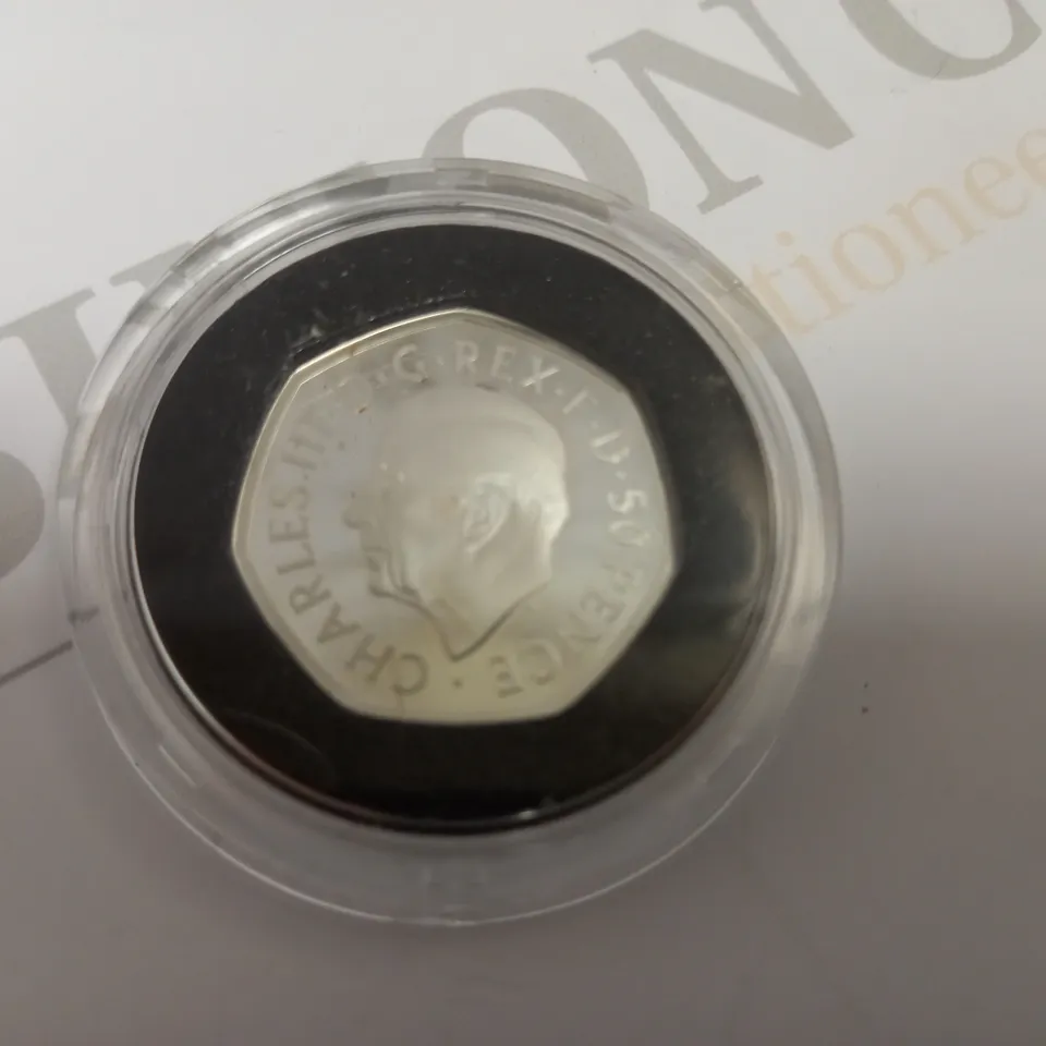 KING CHARLES CORONATION COLLECTABLE 50P COIN