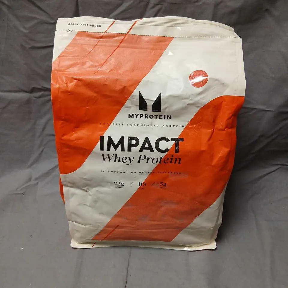 MYPROTEIN IMPACT WHEY PROTEIN – 2.5KG, RESEALABLE POUCH