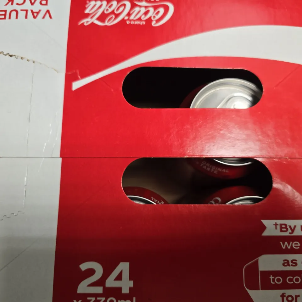 APPROXIMATELY 16 ASSORTED COCA COLA CANS 330ML 