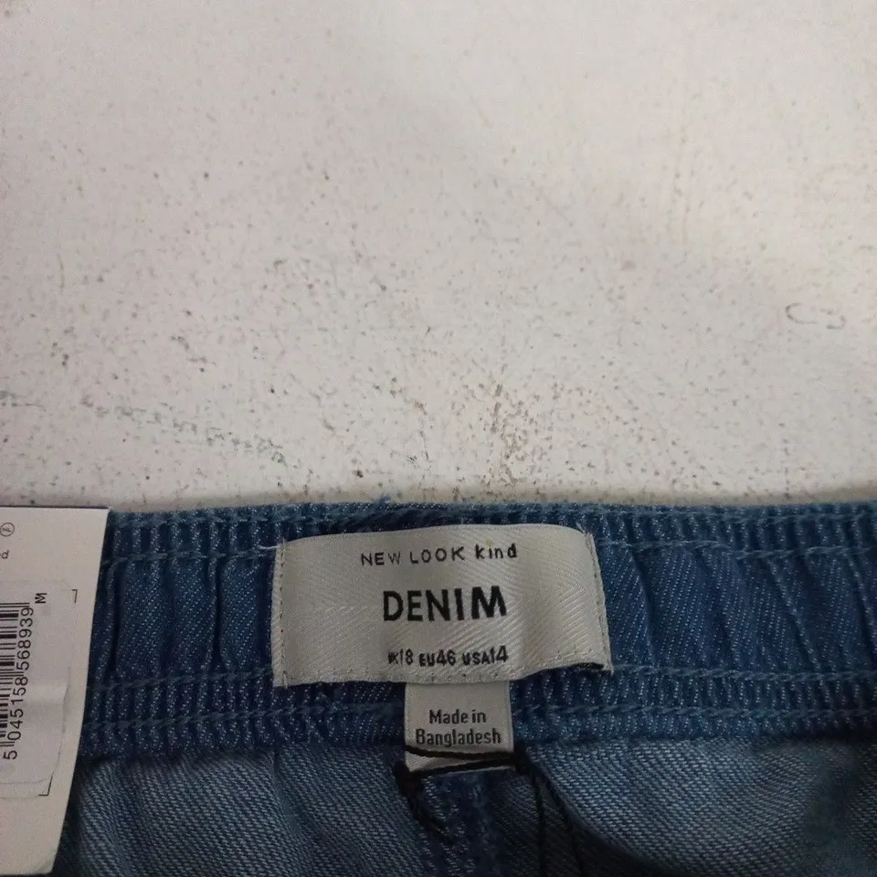 NEW LOOK DENIM JEANS – UK 8 (EU 46, US 14) – MADE IN BANGLADESH