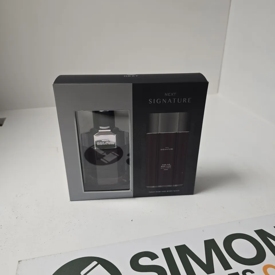 NEXT SIGNATURE GIFT SET - EAU DE PARFUM 100ML + INVIGORATING BODY WASH 200ML