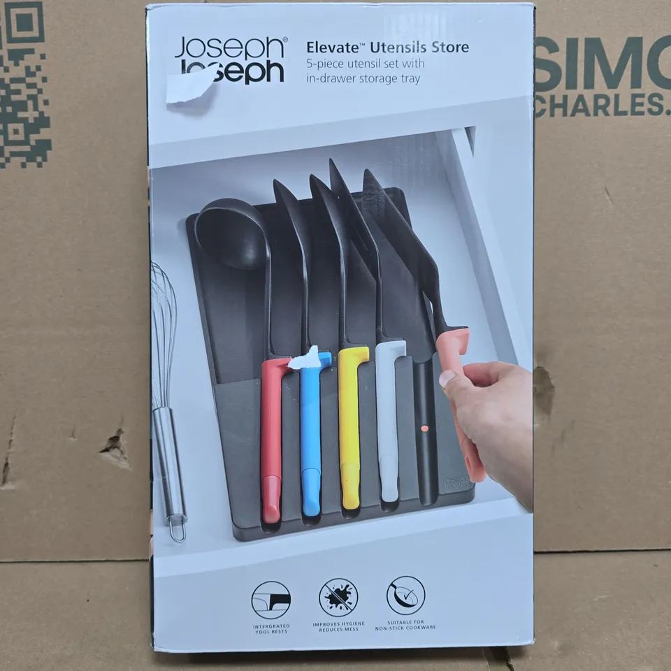 BOXED UTENSILS STORE 5-PIECE UTENSIL SET