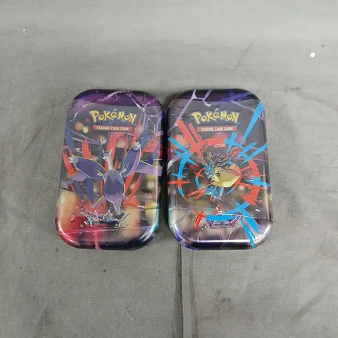 SEALED POKEMON TRADING CARD GAME TINS - SET OF 2
