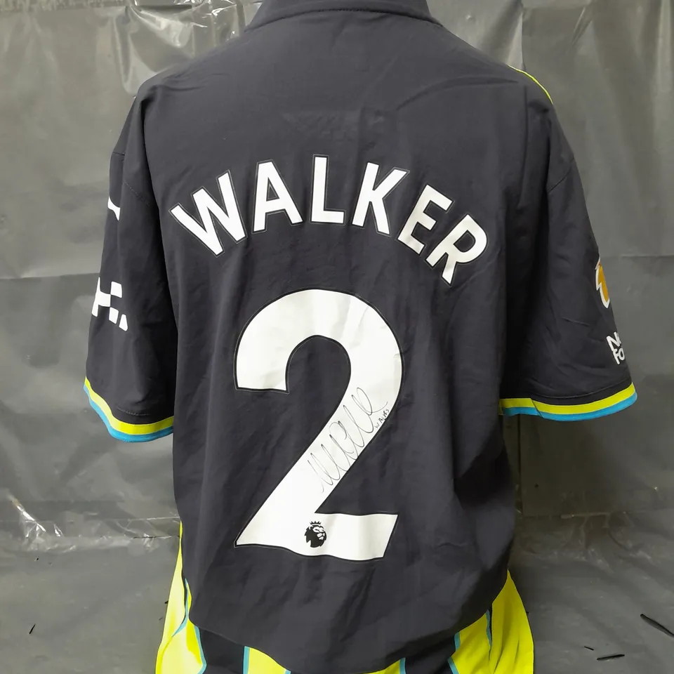 SIGNED KYLE WALKER MANCHESTER CITY SHIRT - EU LARGE