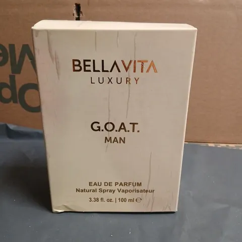 BOXED AND SEALED BELLAVITA LUXURY G.O.A.T. MAN EAU DE PARFUM 100ML