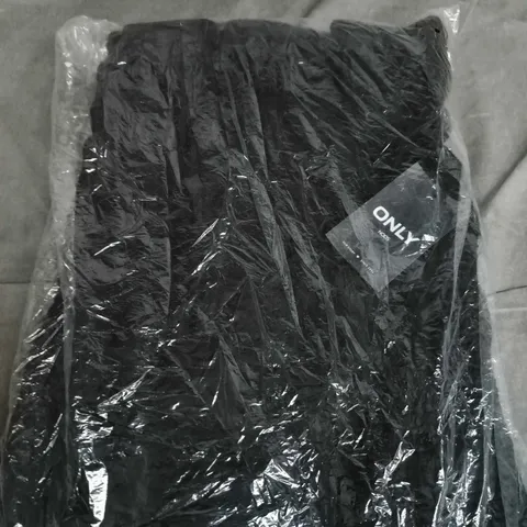 ONLY WOMEN'S LONG-SLEEVE OPEN FRONT KNIT CARDIGAN – BLACK, UK SIZE XL