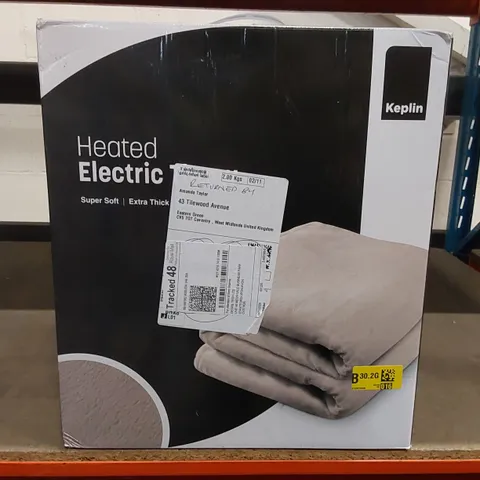 BOXED KEPLIN ELECTRIC HEATED THROW BLANKET 