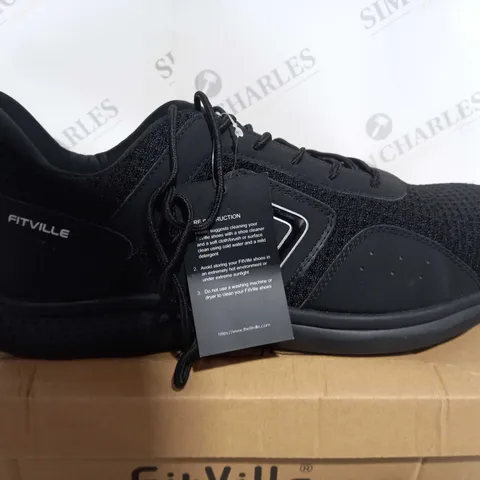 BOXED PAIR OF FITVILLE GALILEO V1 STEEL TOE CAP IN BLACK SIZE 14