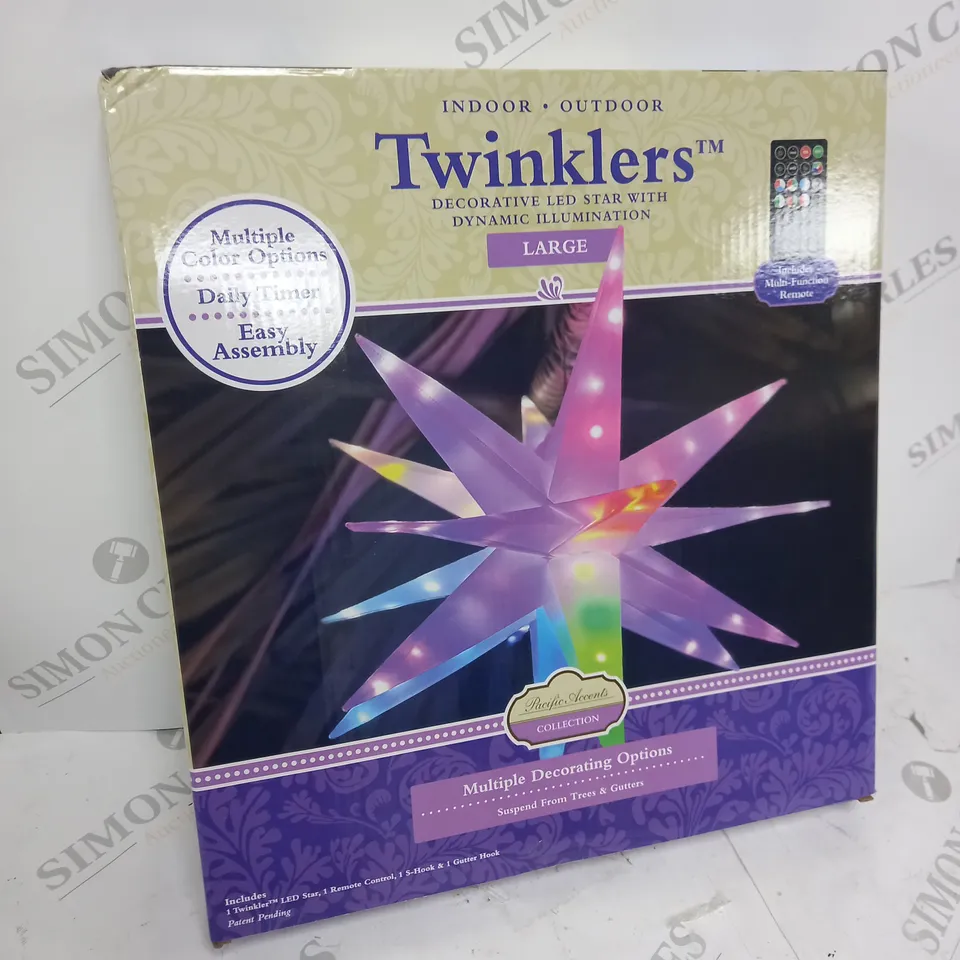 BOXED PACIFIC ACCENTS STAR BURST LIGHT