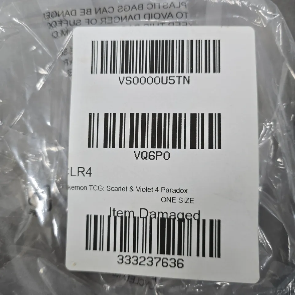 POKÉMON TCG BOOSTER BOX – SCARLET & VIOLET PARADOX RIFT (DAMAGED PACKAGING)