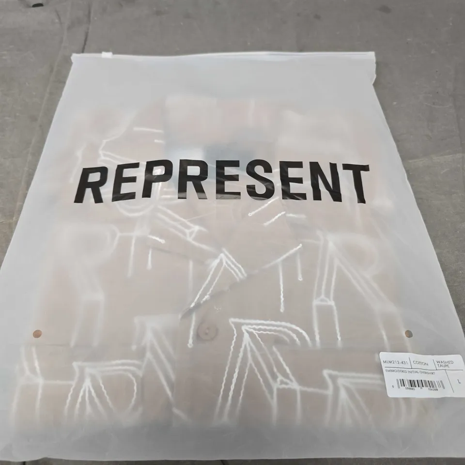 REPRESENT INITIAL OVERSHIRT SIZE L 