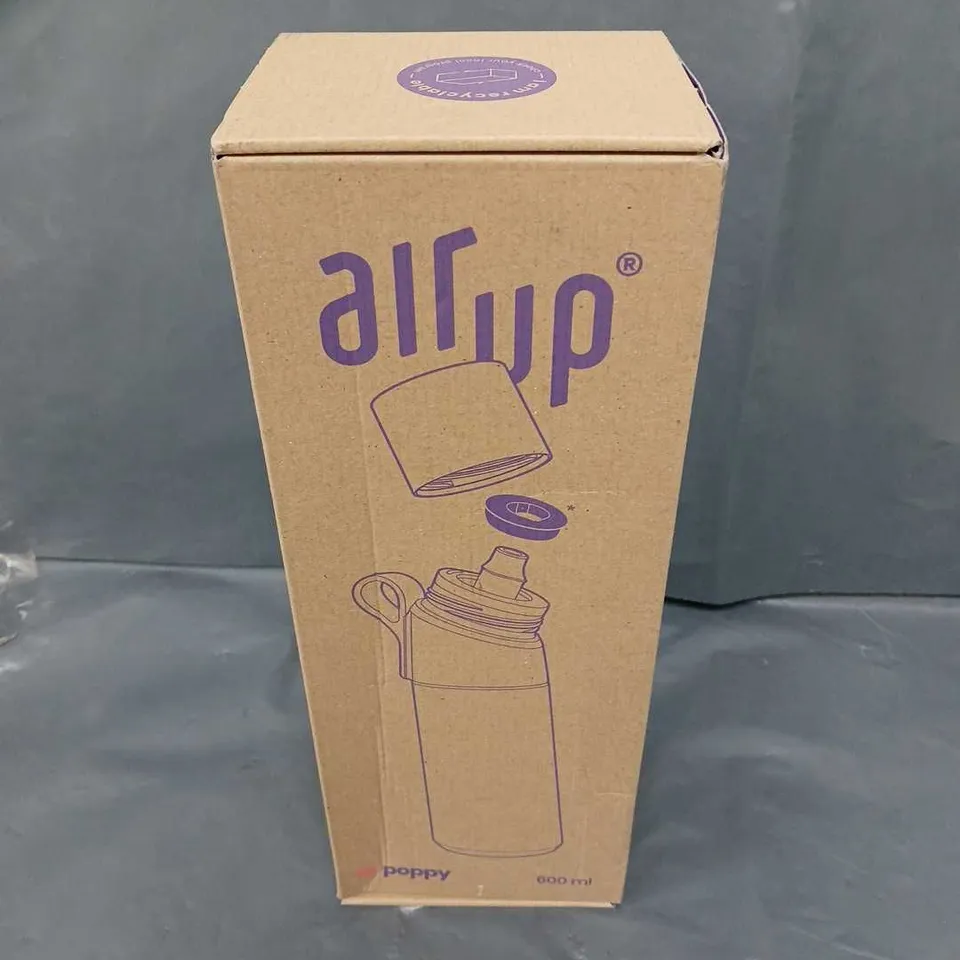 BOXED SEALED AIRUP GEN 2 BOTTLE - POPPY - 600ML