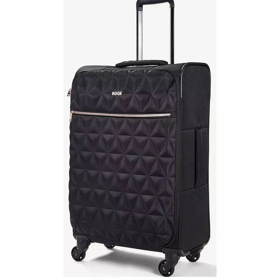 ROCK LUGGAGE JEWEL 4 WHEEL SOFT MEDIUM SUITCASE 
