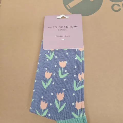 MISS SPARROW LONDON BAMBOO SOCKS – ONE SIZE (UK 3-7, EU 36-41)