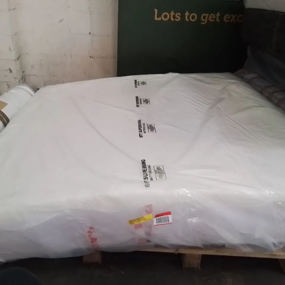 QUALITY BAGGED PUREFLEX LUXURY MEMORY FOAM MATTRESS 6 INCH 15 CM DEEP - SUPER KINGSIZE MATTRESS 