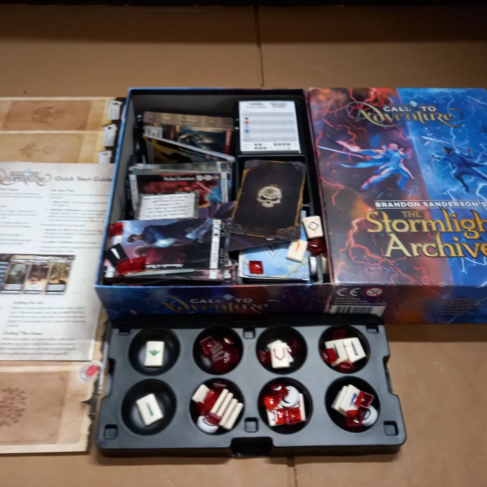 BRANDON SANDERSOWS THE STORM LIGHT ARCHIVE CALL TO ADVENTURE GAME